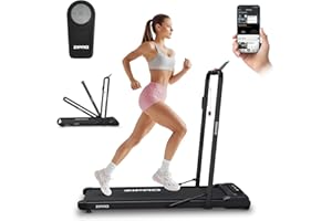 ‎ZIPRO ZIPRO Newlite Bieżnia Elektryczna Składana, WalkingPad, Dwa Tryby Pracy, Składana Konstrukcja FlatFold, Prędkość 1-10 km/h, Waga Użytkownika do 110 kg, Amortyzacja Easy Walk, Wyświetlacz LED