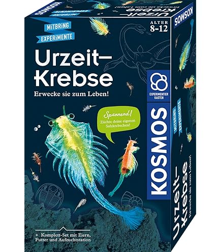 Set Allevamento Triops Longicaudatus - Crostacei Preistorici Con Uova E Mangime Inclusi
