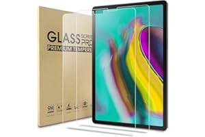 WD&CD Lot de 2 Verre Trempé Compatible pour Samsung Galaxy Tab S5e 10.5", Protection écran Compatible pour Samsung Tab S5e 【Anti-Rayures】【Anti Bulle】【Haute Définition】