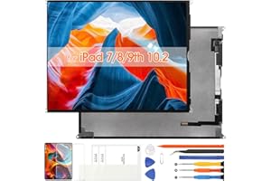 ATWIST Écran pour iPad 7th 2019/8th 2020/9th 2021 LCD Display pour iPad 7ème 10.2 Display pour iPad8 Écran Remplacement Verre A2197 A2200 A2198 A2232 A2428 A2429 (Non Écrantactile)