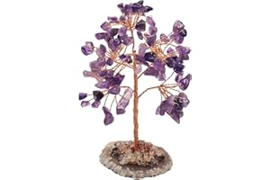 Mina Heal Albero d'argento di cristallo per la guarigione dei Chakra Feng Shui Fortune Buona Fortuna Ricchezza e prosperità