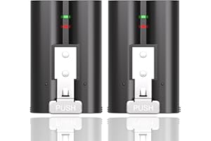7200mAh JYJZPB Quick Release Battery for Ring, 3.65V Replacement Battery for Ring Doorbell Camera, Video Doorbell 2/3/3+/4, Stick Up Cam 2nd Gen & Stick Up Cam 3rd Gen, Spotlight Camcorder - 2 Pack
