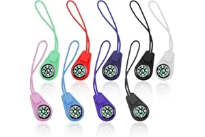 ERTLUTW Kompass Kinder Tasche Kompass Schlüsselanhänger Kompass Schlüsselanhänger Kinder Multi-Farbe Mini Überleben Kompass Survival Armband Kinder Kompass Kinder Set Kompass Kette Kompass Anhänger