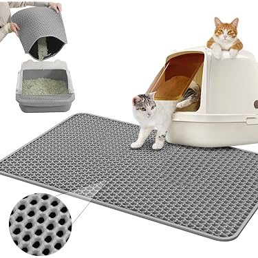 Katzenstreumatte – 76x61 Cm, Rutschfest, Fängt Streu Auf, Einfach Zu Reinigen, Für Alle Katzen