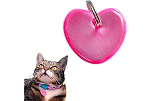 Kittyrama Reflektierender Katzenanhänger. Sicherheits-Katzenmarke. Leicht, gut sichtbar, wasserdicht. Passend für alle reflektierenden Katzenhalsbänder. Andere Stile verfügbar