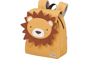 Samsonite Happy Sammies Eco - Zaino per bambini S, 30,5 cm, 7 L, giallo (Lion Lester)
