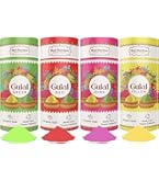 TOTA Holi Ke Rang – 5 Shades Of Gulal Holi Colours | Red Orange Green Yellow Pink | 100% NonToxic Herbal Holi Color Gift Box – 375 Gm - View #3