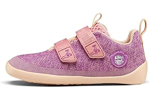 Affenzahn Buty do chodzenia na boso Knit Happy z zapięciem na rzepy, wegańskie, antypoślizgowe, elastyczne, odblaskowe, na lato w rozmiarze 21-32