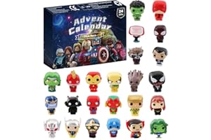 IKSYA 2022 Adventskalender für Kinder - 24 STÜCKE Spielzeug Weihnachts-Countdown Advents-Superhelden-Spielzeug 24 Tage Weihnachts-Countdown-Geschenke für Jungen und Mädchen Im Teenageralter ( Color : A )