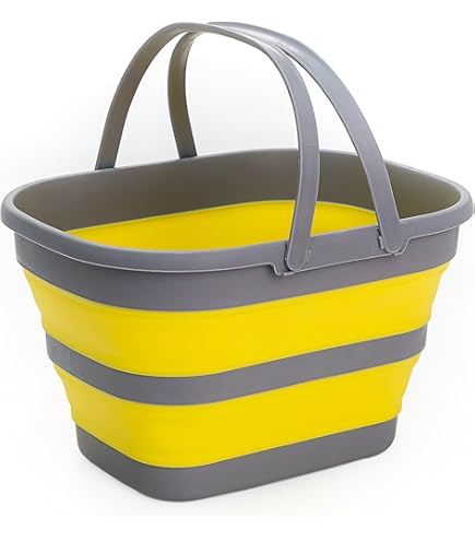 Sammart Cestino Pieghevole Da 9,2L - Blu Turchese, Per Casa, Spiaggia E Campeggio - Foto 8