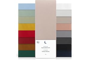Blumtal Basics Lot de 2 Drap Housse 90 x 200 x 30cm - Drap Housse 90 x 200 x 30cm, Microfibre De Haute Qualité - Doux, Résistant, Anti Plis - Certifié Oeko-Tex - Taupe