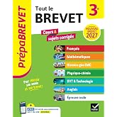Tout le brevet 3e: Cours &amp; sujets corrig&eacute;s: 1