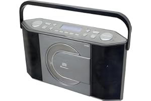 Soundmaster RCD1770AN - Lecteur CD avec Radio Portable, Radio Dab Plus/FM-RDS, Lecture USB-MP3, 20 Stations Préréglées,FonctionRépétition/Aléatoire/Programme CD/USB, Prise Casque 3.5mm