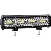 Kraumi LED Work Light Car Spotlights 12 V 24 V 12 Inch 240 W Tractor LED Headlights 23,000 LM 6000 K IP68 Waterproof Off-road