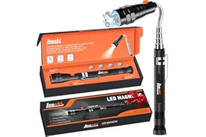 Lenski Gifts for Men, LED Magnetic Tool, Stocking Fillers for Men Gifts for Dad, Christmas Gifts for Him, Secret Santa Gifts for Men Who Have Everything, Gadgets for Men, Tools for Men