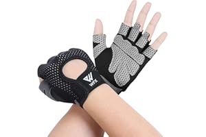 WESTWOOD FOX Guantes de Fitness, Guantes de Entrenamiento Transpirables para Hombre y Mujer, Guantes de Levantamiento de Pesas, Culturismo, Gimnasio, Ejercicio