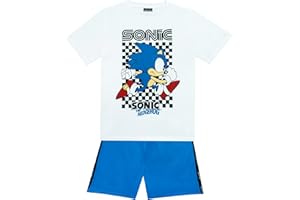 Sonic The Hedgehog Ensemble T-Shirt et Short Garçons Kids Gaming Outfit