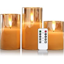 Candele votive multicolori senza fiamma, con telecomando