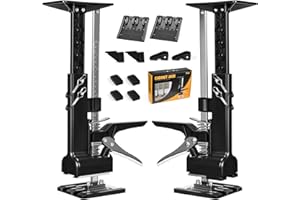 Zyncove 3-in-1 Multi Labour-Saving Arm, 2 Pieces Multifunctional Hand Lifting Tool, with Cabinet Trolley Jack Support Bar & Woodworking Clamps, Arm Hand Tool Lifter, Ceramic Tiles Height Regulator