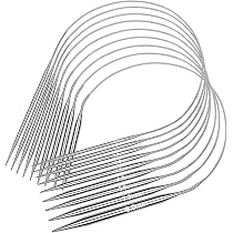 Ferri Circolari 20 Cm Coopay 9 Ferri Da Maglia Circolari Da 120 Cm, In Acciaio Inox, Misura Chiara, Da 2 A 6 Mm, Per Principianti, Pratici Per Maglioni E Progetti Di Grandi Dimensioni Ferri Circolari 80 Cm - 6