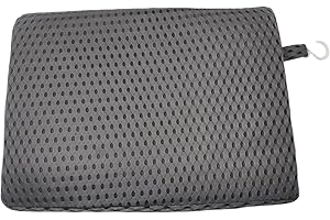 Kepuarm Sitzkissen Für Duschstuhl, Duschsitzkissen mit Haken, Badewannenkissen Für Senioren und Behinderte, Kissen Für Komfortables Baden, Passt Auf Die Meisten Duschstühle und Duschbänke (Grau)