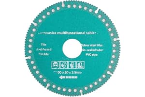 GENERIC Disco indistruttibile da 10 cm: taglia tutto in pochi secondi,Disco indistruttibile per smerigliatrice angolare,Lame per sega circolare per piastrelle di ceramica, vetro, metallo, taglio legno