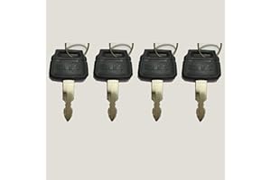 BAAQII BODYART 4 Pcs Replacement Keys for Kobelco K250 Kawasaki Case Excavator Wheel Loaders