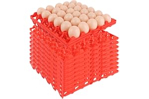 ZOFUN 10 Stück Eieraufbewahrung, Eierkarton Kunststoff Eierkartons Eierschachtel, Kunststoff-Eierschalen, Eier Aufbewahrung für 30 Eier-Halter, Eierspender Kühlschrank Eieraufbewahrung, Eiersc