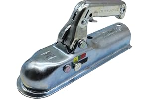 TRAILER PARTS4U Albe Winterhoff f Berndes EM 80 R AUSF. E - Kugelkupplung WW8A Kupplung 50mm Rundrohr Anhängerkupplung Zugmaul Anhänger Trailer 05150