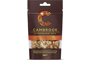 C CAMBROOK EXTRAORDINARY NUTS Cambrook - Caramelised Sesame Peanuts, 80g Bag