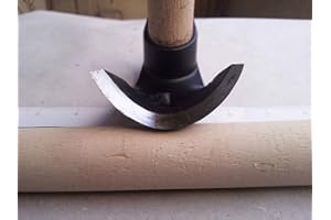 MAPSYST Azuela curvada para madera, curva pequeña, acero 4150