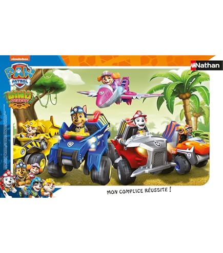 Nathan Kinderpuzzle – Polizei, 15 Teile, Im Rahmen, Für Kinder Ab 3 Jahren (25x14,5 Cm)
