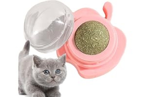 Biniveil Bola para Lamer de Hierba Gatera - Juguete Energético para Gatos | Decoración de Pared y Juguete con Hierba Gatera