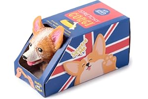 Puckator Antistress - Cane Corgi Allungabile - Cani, Fidget Toys, Animali da Schiacciare