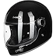 ILM Retro Full Face Motorcycle Helmet for Adult with Visor Vintage Helmet for Cruisers Scooters Mopeds DOT Model Z503