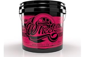 Nuke Guys - Seau à jantes - GritGuard 3,5 GAL (env. 12,5 l) Seau Spécialement Conçu pour le Nettoyage des Jantes - Méthode de Lavage à 3 Seaux - Lavage à la Main en Douceur - Protection de la Peinture