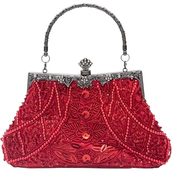 CORIOS Avondtas voor dames, diamant, clutch, ketting, glanzende strass, handtas, kleine tas, schoudertas, elegante schoudertas voor bruiloft, eindexamenbal, banket, zwart, Large, Elegant