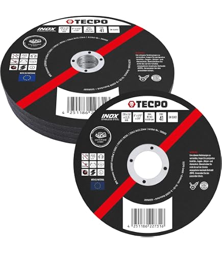 Profi-Trennscheiben │ 10 Stück │ 125 mm, 1 mm dünn │ für Flex, Trenn Profi-Trennscheiben │ 10 Stück │ 125 mm, 1 mm dünn │ für Flex, Trenn