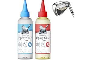 INNOVAYOU Rapide Golf Colle Epoxy 4.23oz, Haute Résistance Golf Colle Epoxy bi-Composant, Golf Colle bi Composant Pour Réparer Tous les Clubs de Golf, Têtes de Golf, Putters et Fers