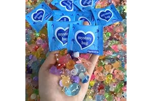 BDUTTLEFISH 100PCS Mini Glow in The Dark Animal Resin Models,Mystery Resin Animals Blind Bag,Mini Luminous Farm Ocean Figures,Hide Small Luminous Figures DIY Fairy Garden House Micro Landscape Aquarium Decor