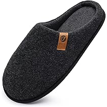Dunlop Pantofole Uomo, Ciabatte Da Casa Memory Foam, Pantofole Invernali Calde, Comode E