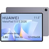 HUAWEI MatePad 11.5 S 2026 Yeni Tablet, 2.8K 144 Hz Ultra Net PaperMatte Ekran, 12 GB RAM + 256 GB Depolama, 8800 mAh Batarya