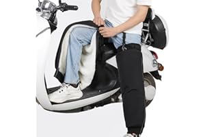 BXT Winter Motorcycle Knee Leg Warmers Waterproof Leg Covers Thermal Leg Protectors Warm Fleece Lined Motorbike Scooter Knee Guards Adjustable Windproof Leg Wraps for Men Women Cycling Riding