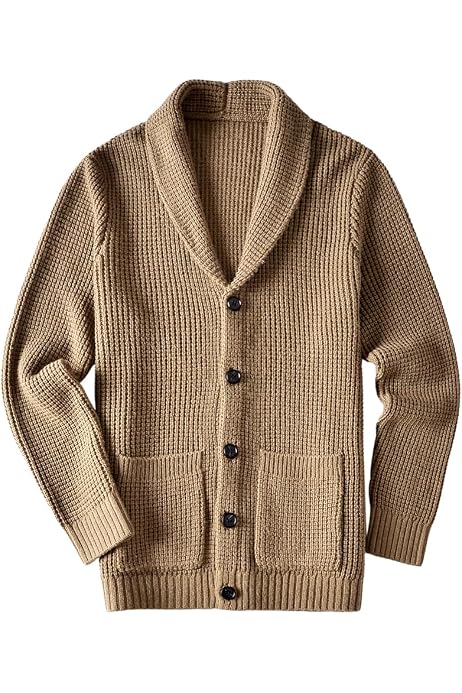 Cardigan Homme Indicode Anaheim - Gilet 2 Poches Plaquées - Coton Et Acrylique