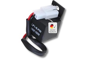 Binego® LED Relais Relai Blinker Blinkerrelais Motorrad Quad Lastunabhängig Blinkergeber 2 Pin Polig 12V 150W