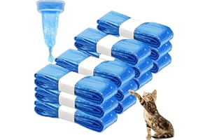 IGRARK 4.5M Katzenstreu Nachfüllpackungen, 12 Stück Nachfüllfolienringe Nachfüllbeutel, kompatibel Nachfüllkasse für Litter Genie, LitterLocker, Nachfüllfolie Katzeneimer für Katzenstreuentsorgungseimer