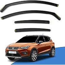 Autokofferbakmat voor Seat Arona 2017-2024 , Op Maat Gemaakte Leren Kofferbakmat Anti-Kras Antislipbeschermer Tapijten Bagagemat Interieur Accessoires,D/Black-Beige
