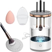 Elektrischer Make-up-Pinselreiniger – USB-aufladbar, Mit UVC-Licht, Für Alle Pinselgrößen