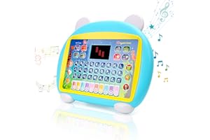 LITTLE GUY Toys for 1 2 3 Year Old Boys, Tablet for Kids Girls Boys Toys Age 1-3 Years Birthday Gifts for 1 2 3 Year Old Boy Girls Toddle Baby Laptop Educational Learning Toys Game for 1 2 3 Year Old Boy Girl