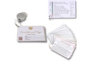 B & S BISMILLAH AND SMILE Bismillah and Hajj – Duaa Cards & Guide für Hajj und Umrah, mit silbernem Badgehalter